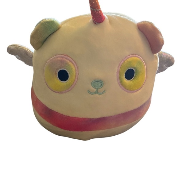 Squishmallows Yellow and Red Plush Toy with Adorable Face - Picture 1 of 4